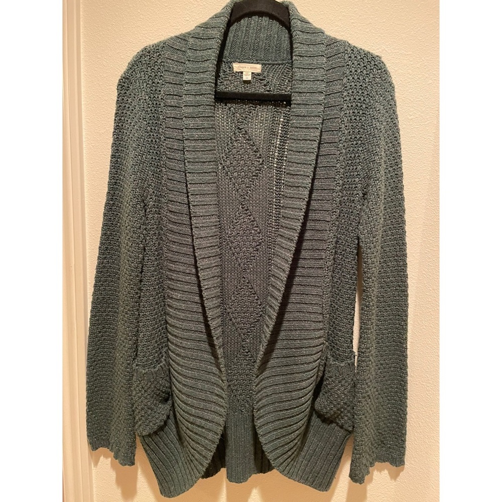 UO Silence + Noise Open Cable Knit Cardigan